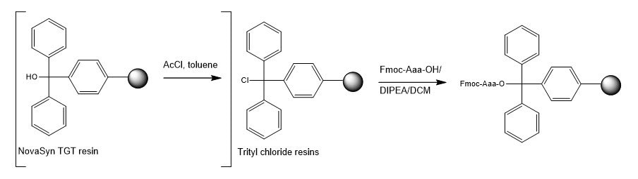 loading-trityl-resins