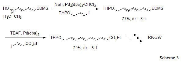 Alkenyl(dimethyl)silanol coupling