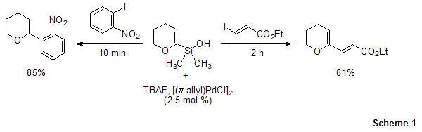 Alkenyl(dimethyl)silanol coupling