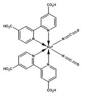 C<sub>26</sub>H<sub>16</sub>N<sub>6</sub>O<sub>8</sub>RuS<sub>2</sub> Mol Wt: 705.64