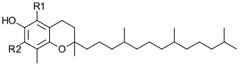 General structure of tocopherol