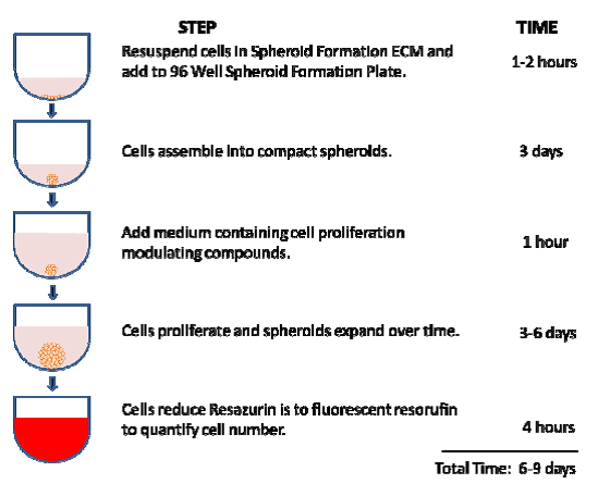 3-D Spheroid Fluorometric Proliferation/Viability Assay 