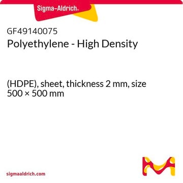 Polyethylene - High Density (HDPE), sheet, thickness 2&#160;mm, size 500 × 500&#160;mm