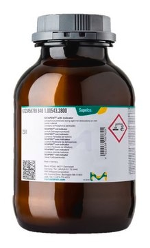 SICAPENT&#174; with indicator (phosphorus pentoxide drying agent for desiccators) on inert carrier material