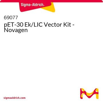 pET-30 Ek/LIC Vector Kit - Novagen