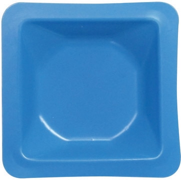 Weigh Boat Small, square blue polystyrene, Anti-static, pk of 500&#160;ea