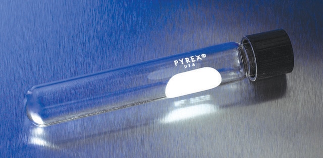 Pyrex&#174; culture tubes, screw cap with PTFE liner O.D. × L 25&#160;mm × 150&#160;mm