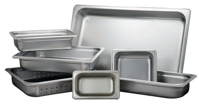 Stainless Steel Instrument Tray 2/3 Size, capacity 8.8&#160;L