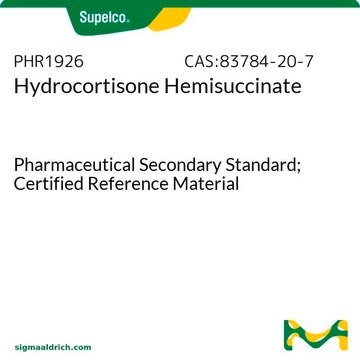 Hydrocortisone Hemisuccinate Pharmaceutical Secondary Standard; Certified Reference Material