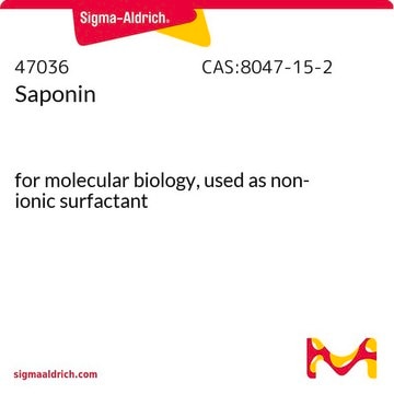 Saponin for molecular biology, used as non-ionic surfactant