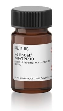 Pd EnCat&#174; polyTPP30 extent of labeling: 0.4&#160;mmol/g Pd loading