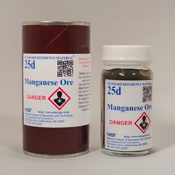 Manganese ore NIST&#174; SRM&#174; 25d