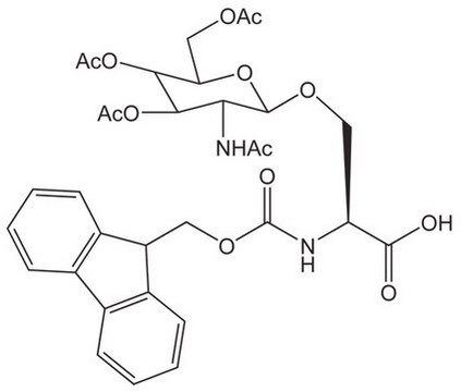 Fmoc-Ser(Ac3AcNH-&#223;-Glc)-OH Novabiochem&#174;