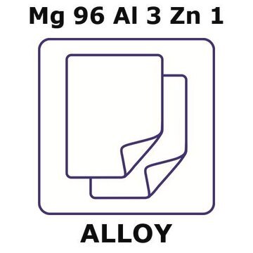 Magnesium alloy az31 foil, thickness 0.5&#160;mm, size 100 × 100&#160;mm