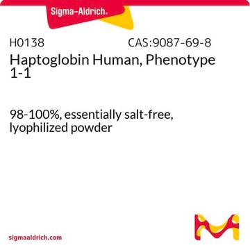 Haptoglobin Human, Phenotype 1-1 98-100%, essentially salt-free, lyophilized powder