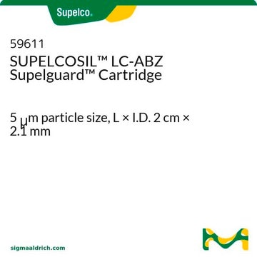 SUPELCOSIL&#8482; LC-ABZ Supelguard&#8482; Cartridge 5&#160;&#956;m particle size, L × I.D. 2&#160;cm × 2.1&#160;mm