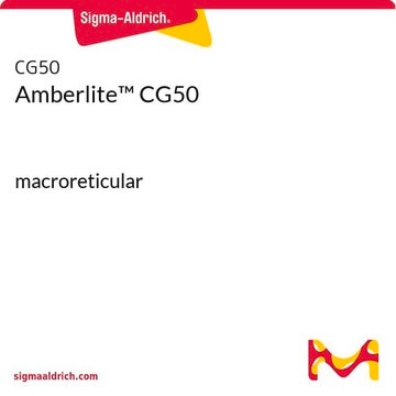 Amberlite&#8482; CG50 macroreticular