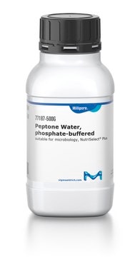 Peptone Water, phosphate-buffered suitable for microbiology, NutriSelect&#174; Plus