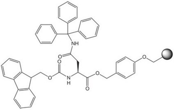 Fmoc-Asn(Trt)-Wang resin (100-200 mesh) Novabiochem&#174;