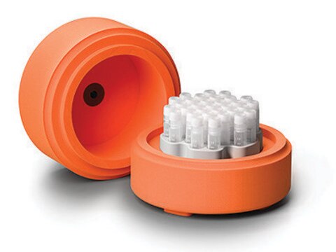 Corning&#174; CoolCell&#8482; FTS30 freezing container, (30 x 1 mL or 2 mL cryogenic vials), orange