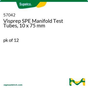 Visprep SPE Manifold Test Tubes, 10 x 75 mm pk of 12