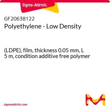 Polyethylene - Low Density (LDPE), film, thickness 0.05&#160;mm, L 5&#160;m, condition additive free polymer