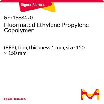 Fluorinated Ethylene Propylene Copolymer (FEP), film, thickness 1&#160;mm, size 150 × 150&#160;mm