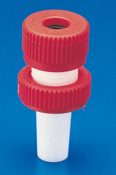 Safe-Lab&#8482; Thermometer/Tubing Adapter joint: ST/NS 24/40, opening size 6-7&#160;mm