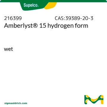 Amberlyst&#174; 15 hydrogen form wet