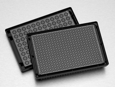 Corning&#174; High Content Imaging Microplate flat bottom, sterile, glass bottom, lid, pack of 10