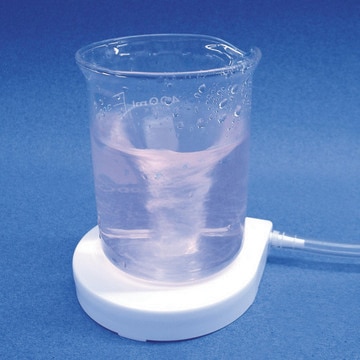 Air-driven turbine magnetic stirrer for stirring vessels up to 1 L, pressure 3-8 psi