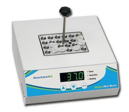 Digital dry bath AC/DC input 230 V AC, UK plug, to hold, one block