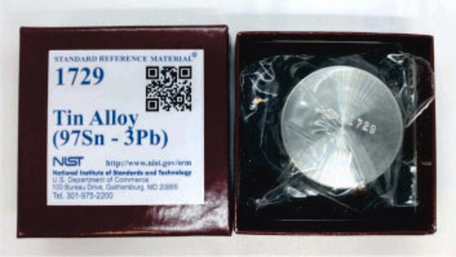 Tin alloy NIST&#174; SRM&#174; 1729, 97 Sn - 3 Pb