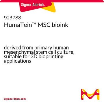 HumaTein&#8482; MSC bioink derived from primary human mesenchymal stem cell culture, suitable for 3D bioprinting applications