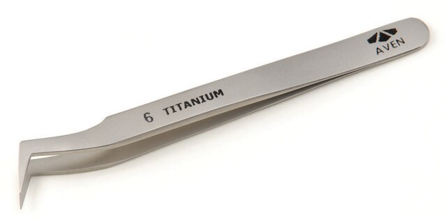 Titanium tweezers Style 6