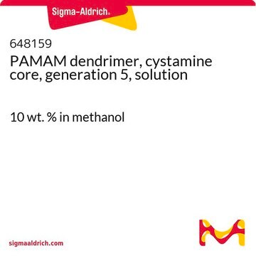 PAMAM dendrimer, cystamine core, generation 5, solution 10&#160;wt. % in methanol