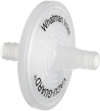 Whatman&#174; VACU-GUARD&#174; inline filter devices VACU-GUARD 60 mm disc, 0.45 PFTE housing, 10/pk