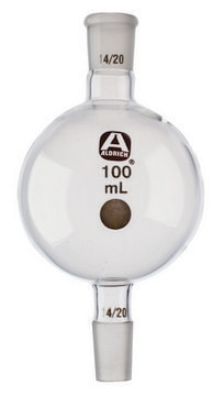 Single-bulb ball-tube capacity 100&#160;mL, joint: ST/NS 14/20, plain