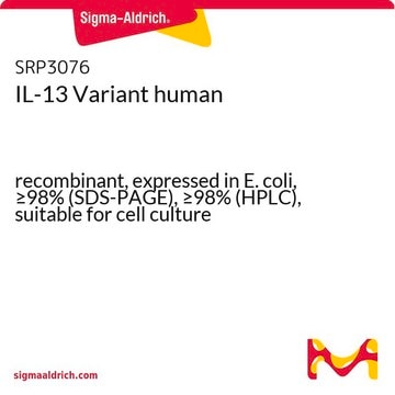 IL-13 Variant human recombinant, expressed in E. coli, &#8805;98% (SDS-PAGE), &#8805;98% (HPLC), suitable for cell culture