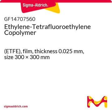 Ethylene-Tetrafluoroethylene Copolymer (ETFE), film, thickness 0.025&#160;mm, size 300 × 300&#160;mm