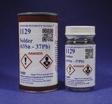 Solder NIST&#174; SRM&#174; 1129, 63Pb - 37Sn