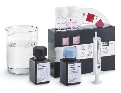 Chlorine Test colorimetric, 0.1-2.0&#160;mg/L (Cl2), for use with MQUANT&#174;