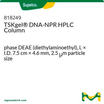 TSKgel&#174; DNA-NPR HPLC Column phase DEAE (diethylaminoethyl), L × I.D. 7.5&#160;cm × 4.6&#160;mm, 2.5&#160;&#956;m particle size