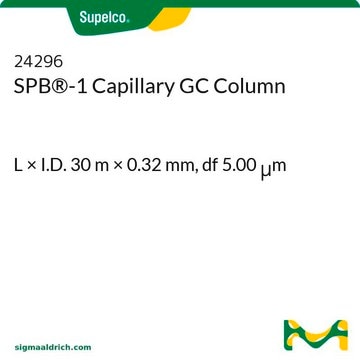 SPB&#174;-1 Capillary GC Column L × I.D. 30&#160;m × 0.32&#160;mm, df 5.00&#160;&#956;m