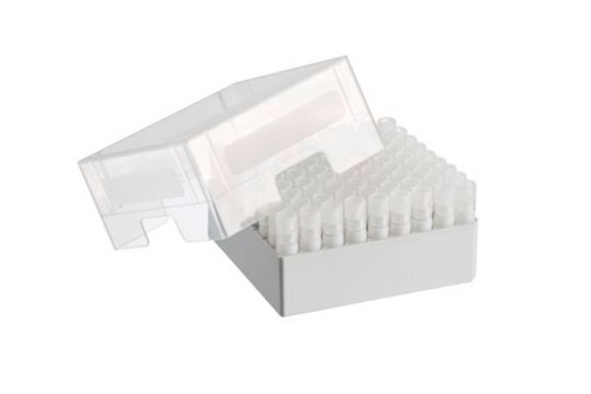 Storage Box for Eppendorf&#174; Tubes size 9 × 9, Holds 81 x 3 mL tubes