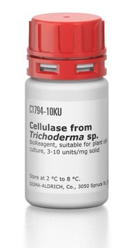 Cellulase from Trichoderma sp. BioReagent, suitable for plant cell culture, 3-10&#160;units/mg solid