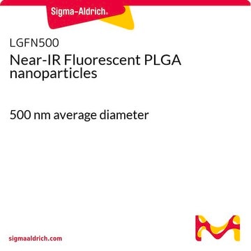 Near-IR Fluorescent PLGA nanoparticles 500&#160;nm average diameter