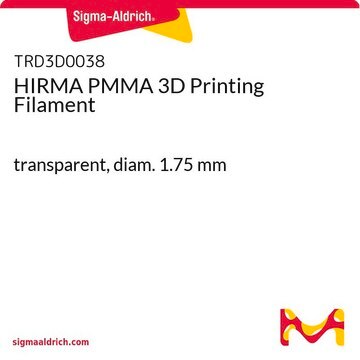 HIRMA PMMA 3D Printing Filament transparent, diam. 1.75&#160;mm