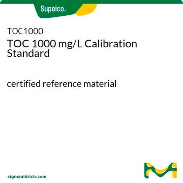 TOC 1000 mg/L Calibration Standard certified reference material