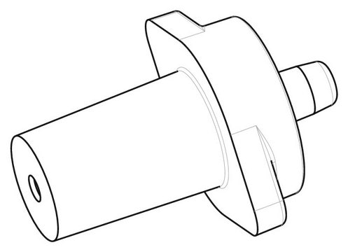 Male luer plug single, Fluidic 263, PP